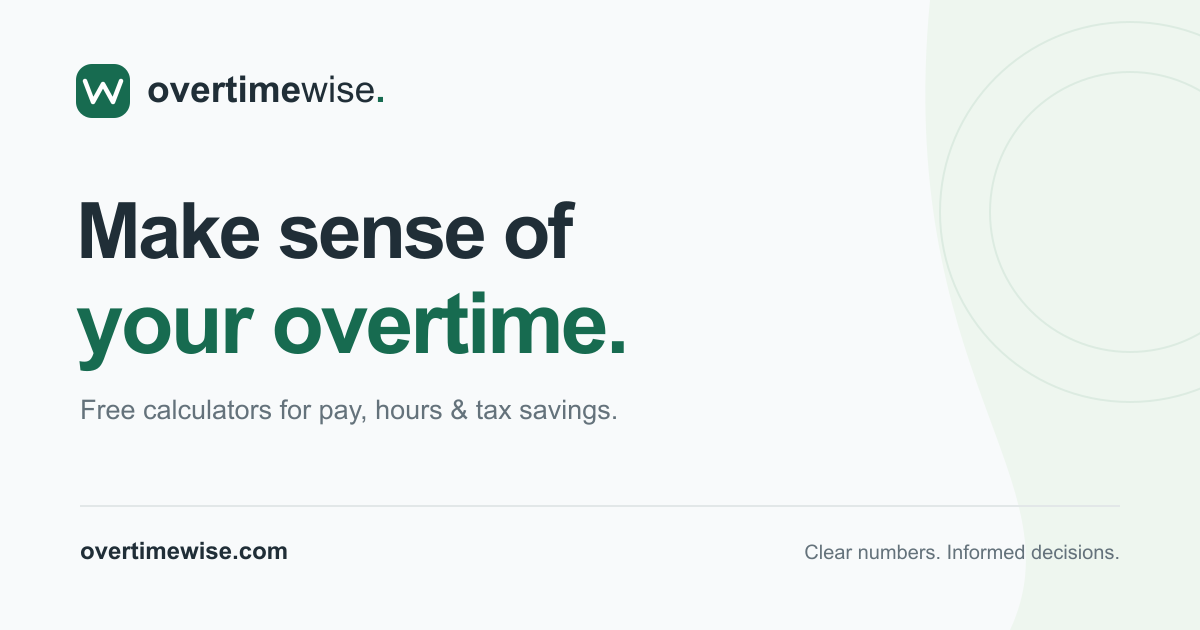 OvertimeWise screenshot 1